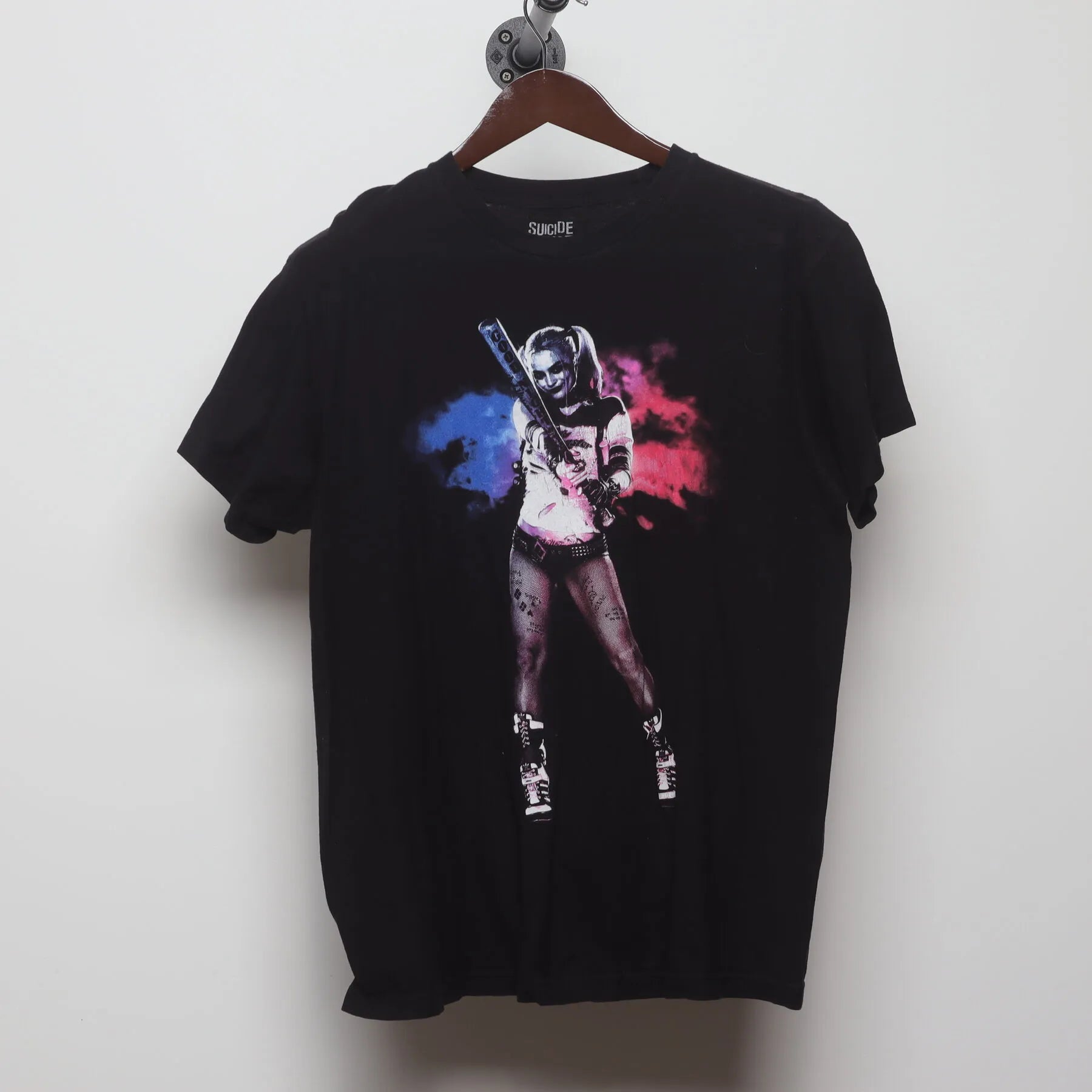 Front view of Vintage 2010s DC Comics "Harley Quinn Suicide Squad" T-Shirt - L