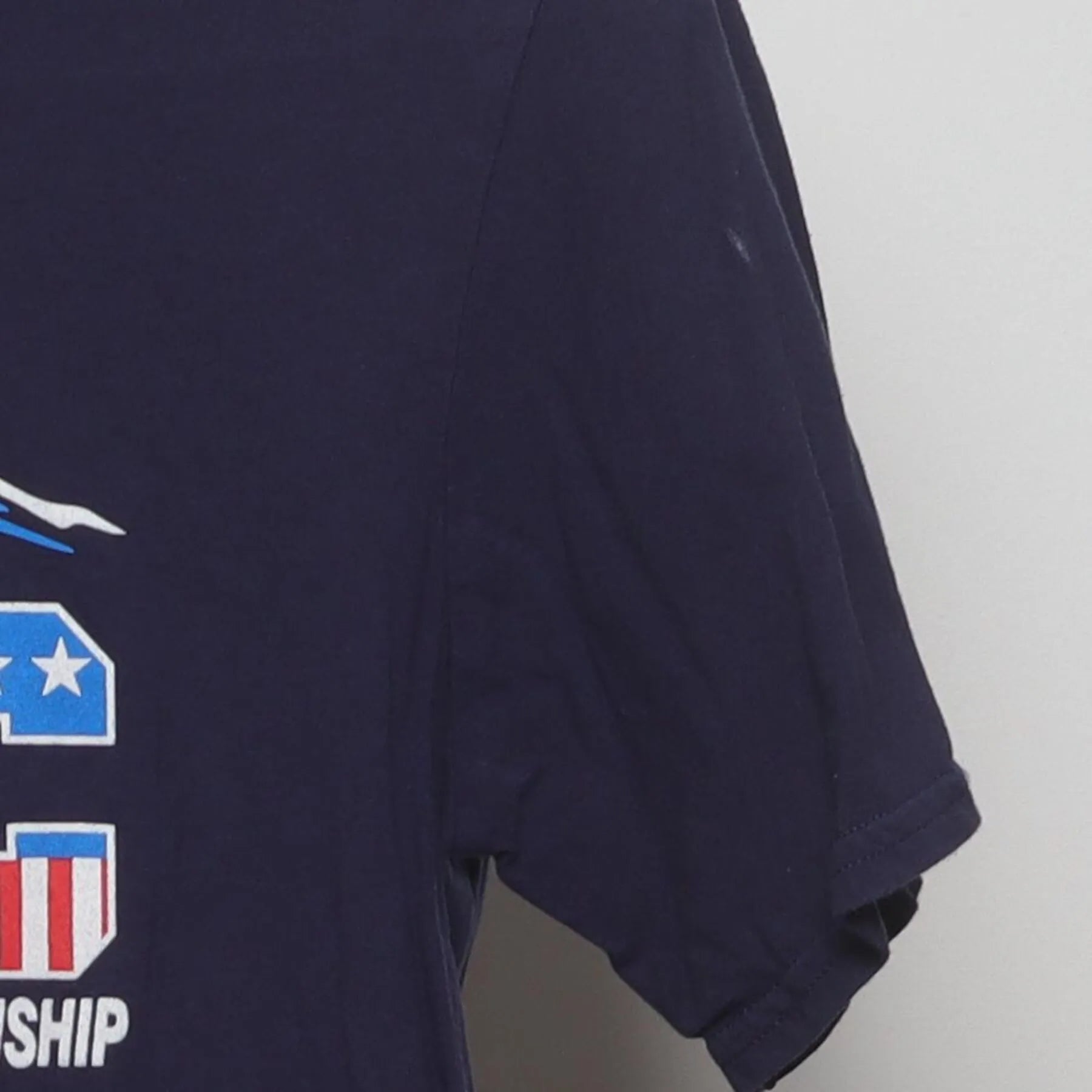 Close-up of the Right sleeve on the Vintage Y2K Eastern Racing Offroad Championship "EROC" T-Shirt - S
