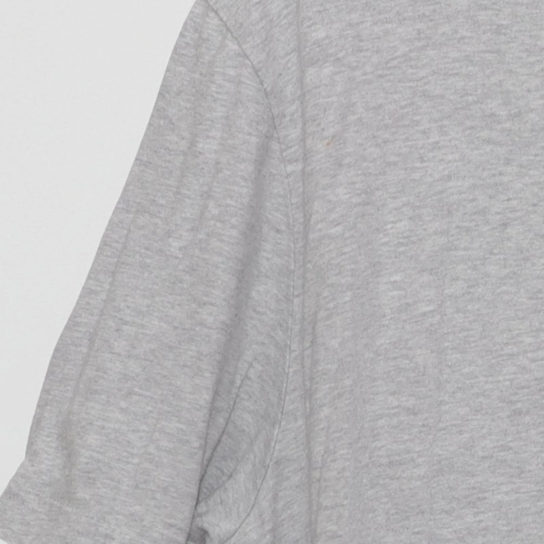 Close-up of the Left sleeve on the Vintage Y2K G.H. Bass & Co. "Appleton Bait + Tackle" T-Shirt - L