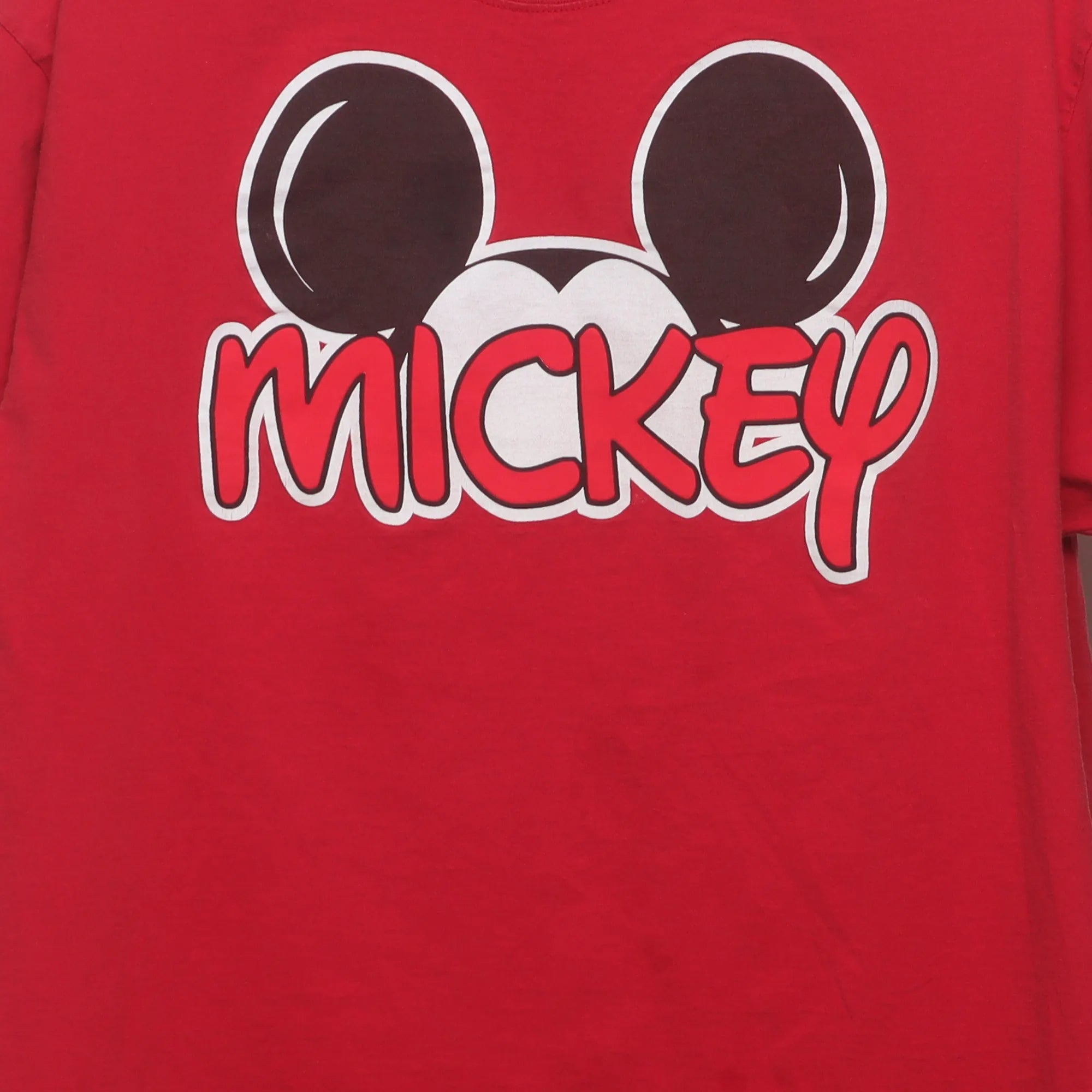 Close-up of the main graphic on the Modern Disney Mickey Mouse Graphic T-Shirt L