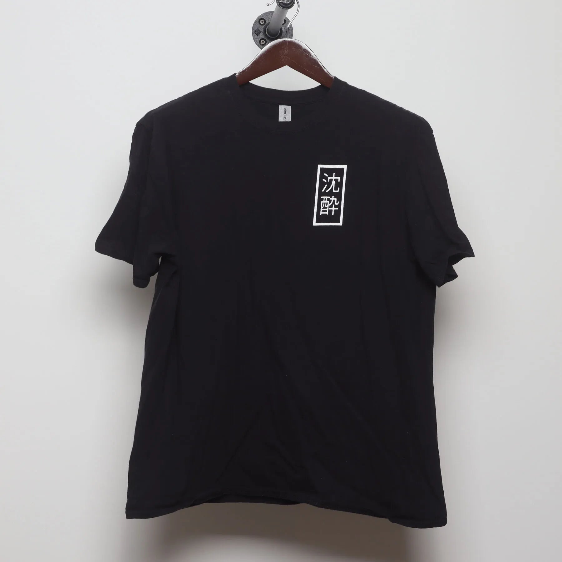 Front view of Modern Rick and Morty "Japanese Style Rick Sanchez" T-Shirt - L