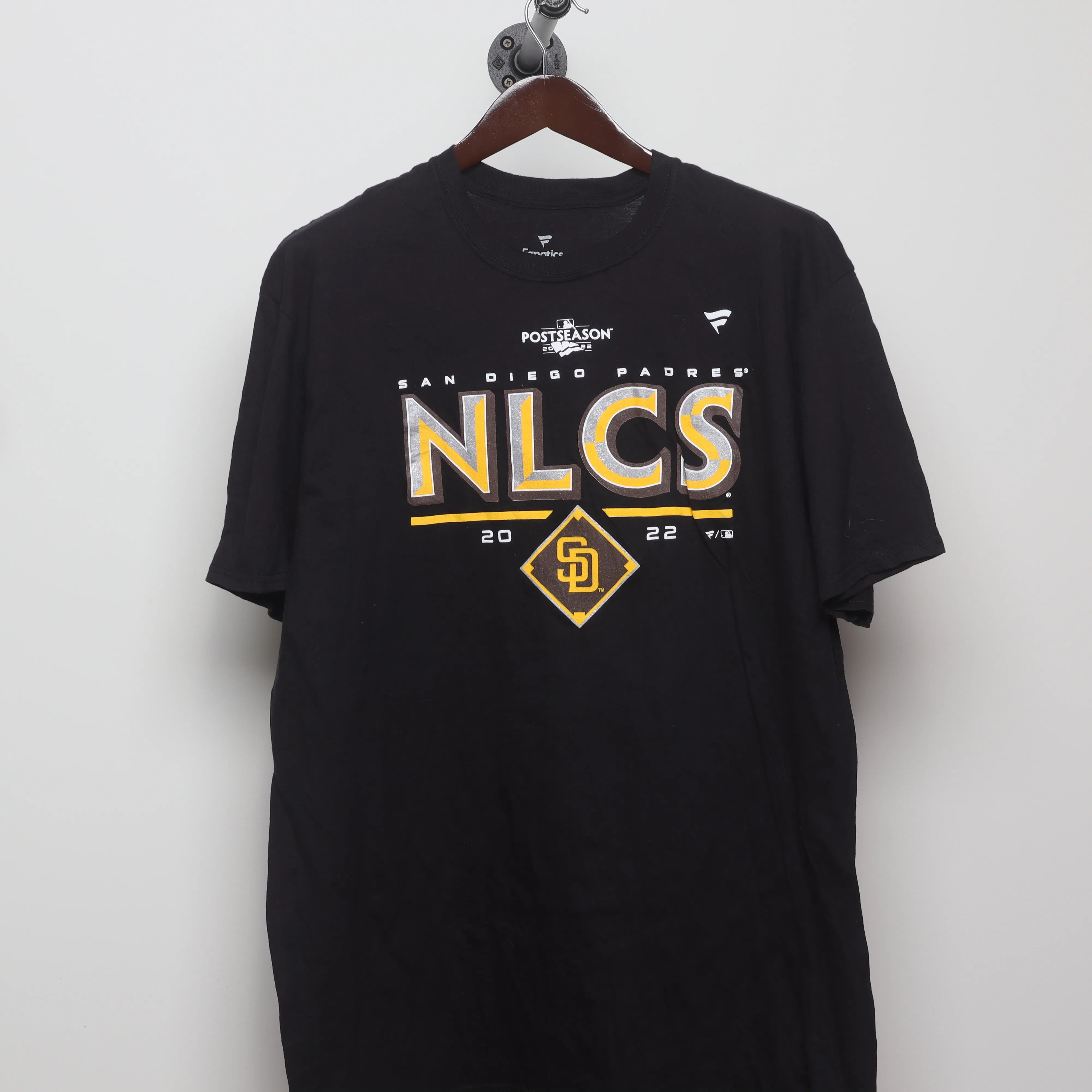 Front view of Modern San Diego Padres 2022 NLCS Postseason T-Shirt XL