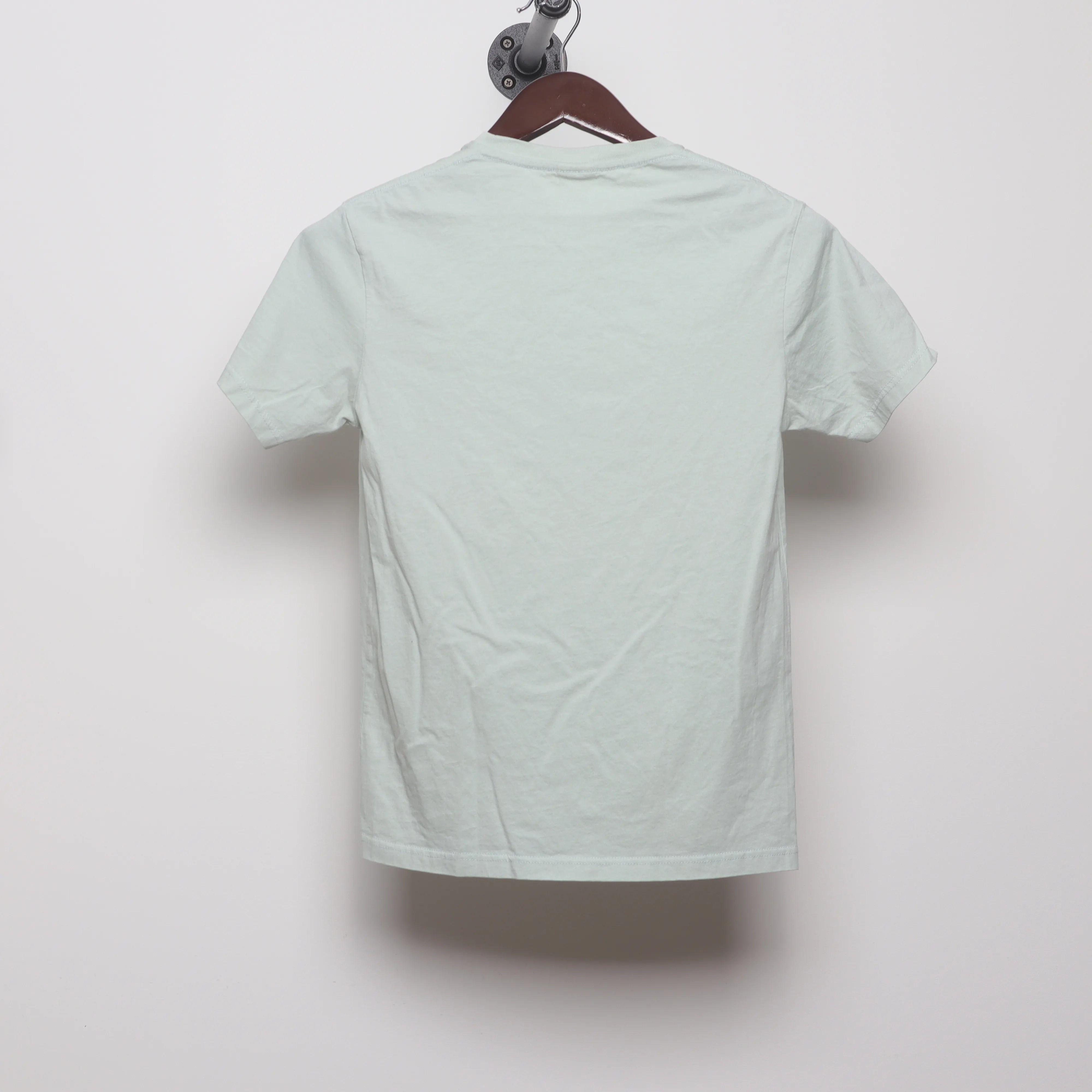 Back view of Modern Sloth Saint Parody Graphic T-Shirt XS