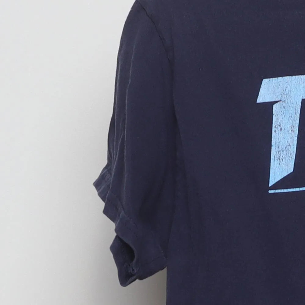 Close-up of the sleeve on the Modern Thrasher "Broken Board Logo" T-Shirt - S