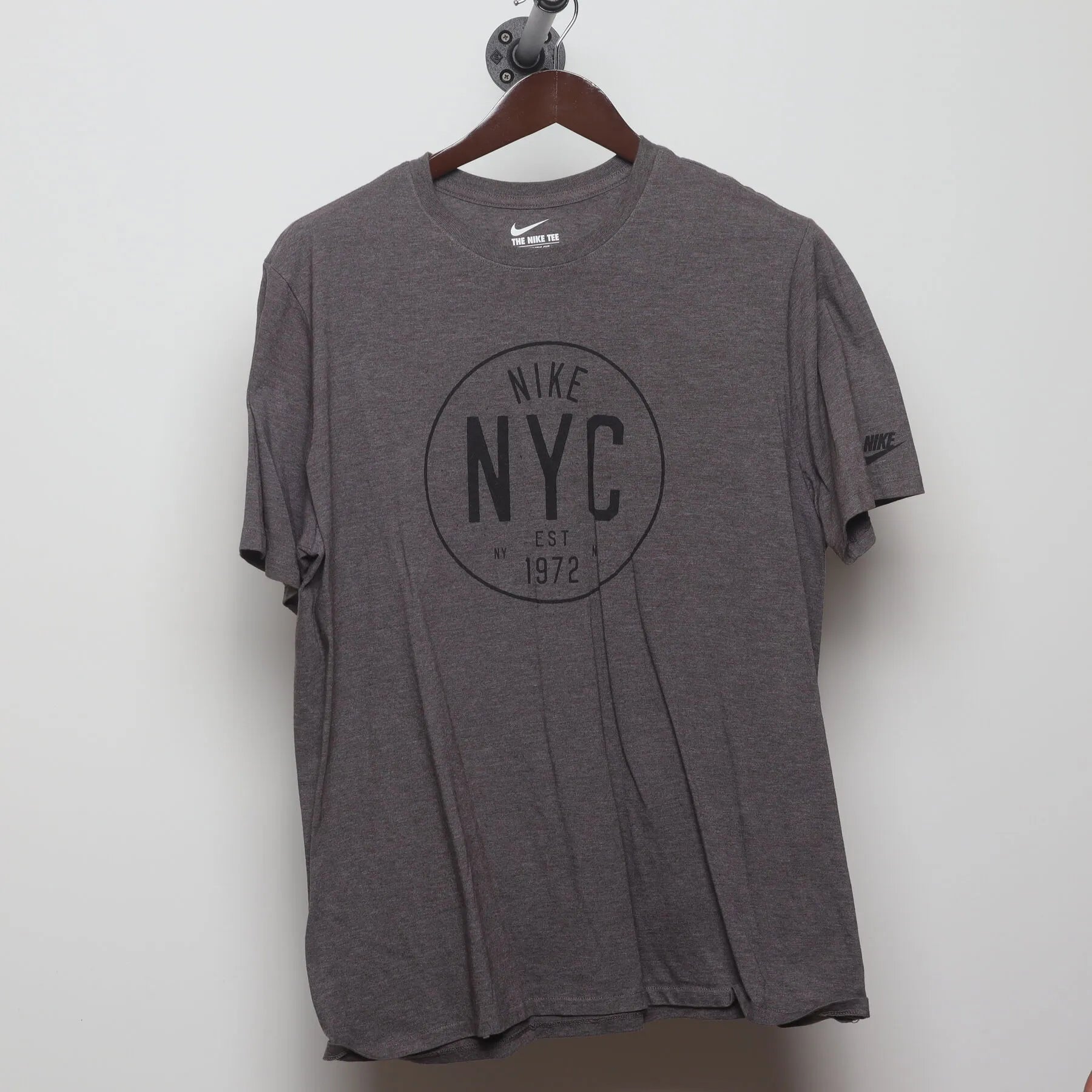 Front view of Vintage Y2K Nike "NYC Est. 1972" T-Shirt - L