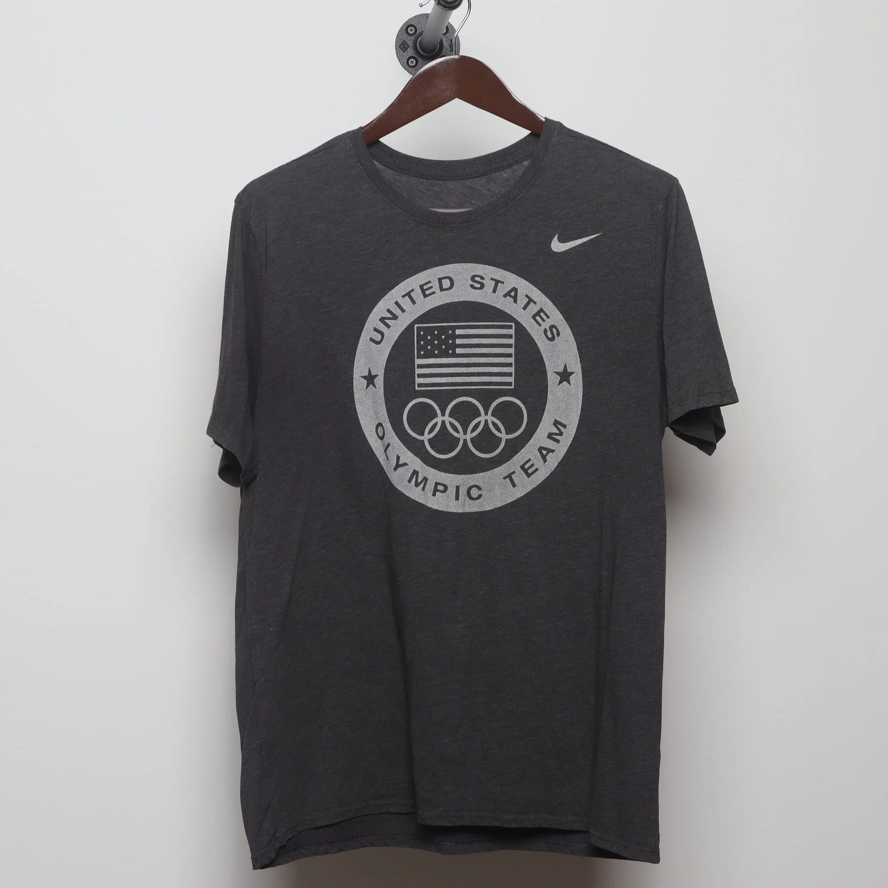 Front view of Vintage Y2K Nike "United States Olympic Team" T-Shirt - L