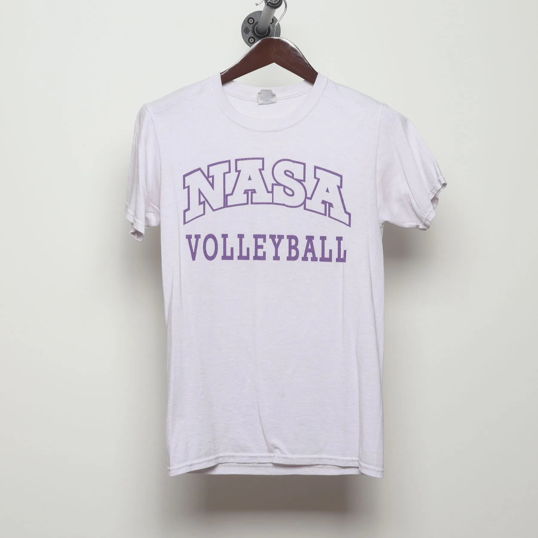 Front view of Vintage 1980s NASA "Volleyball Team" T-Shirt - S