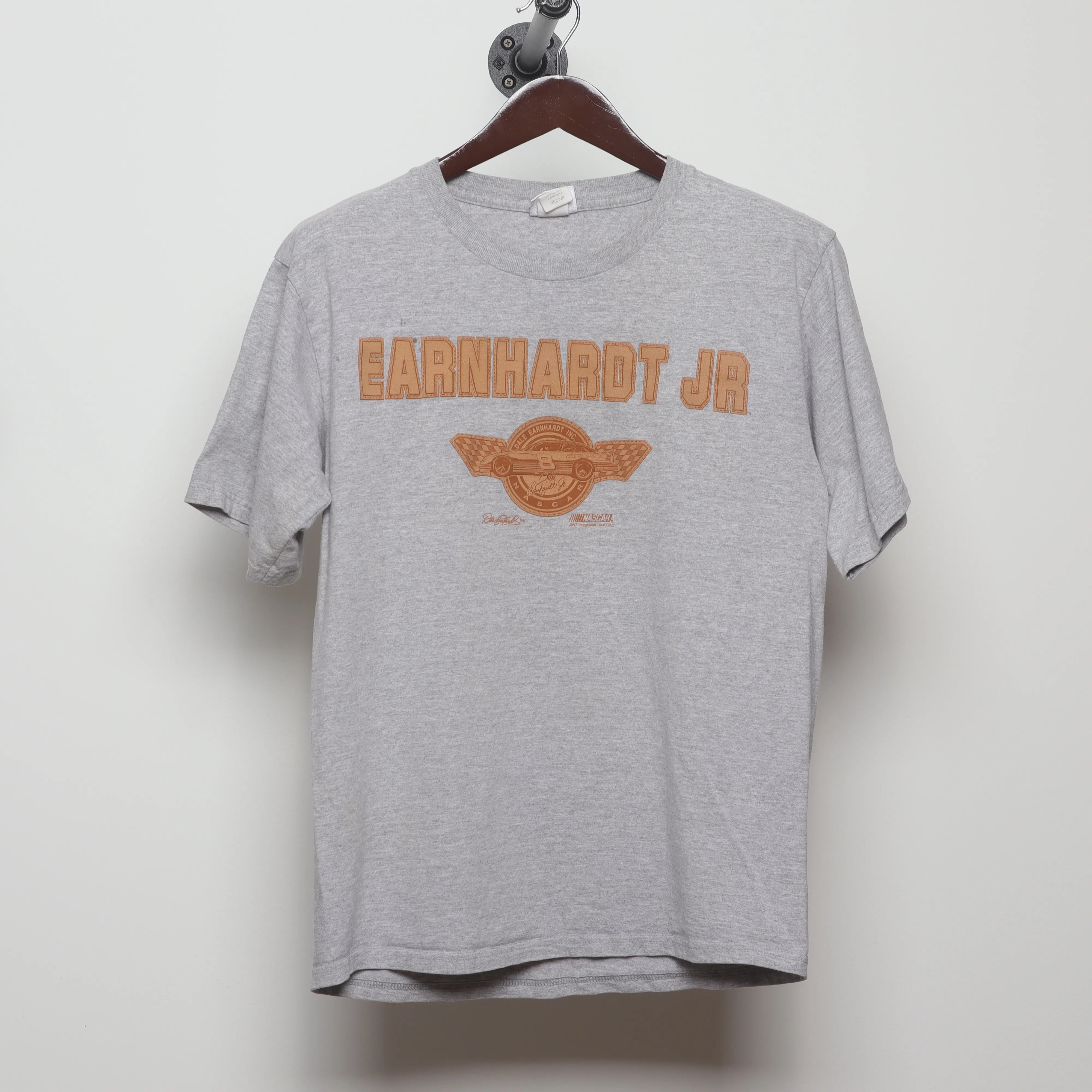 Front view of Vintage 2000s Earnhardt Jr. Embroidered Racing Tee M