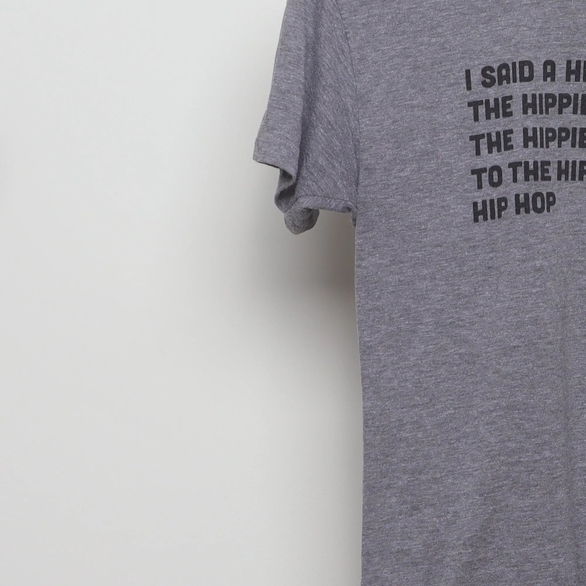 Close-up of the sleeve on the Vintage 2010s Hip Hop Bunny Graphic T-Shirt S