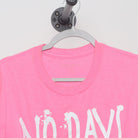 Close-up of the collar and tag on the Vintage 2010s Savage Bear "No Days Off" T-Shirt - L