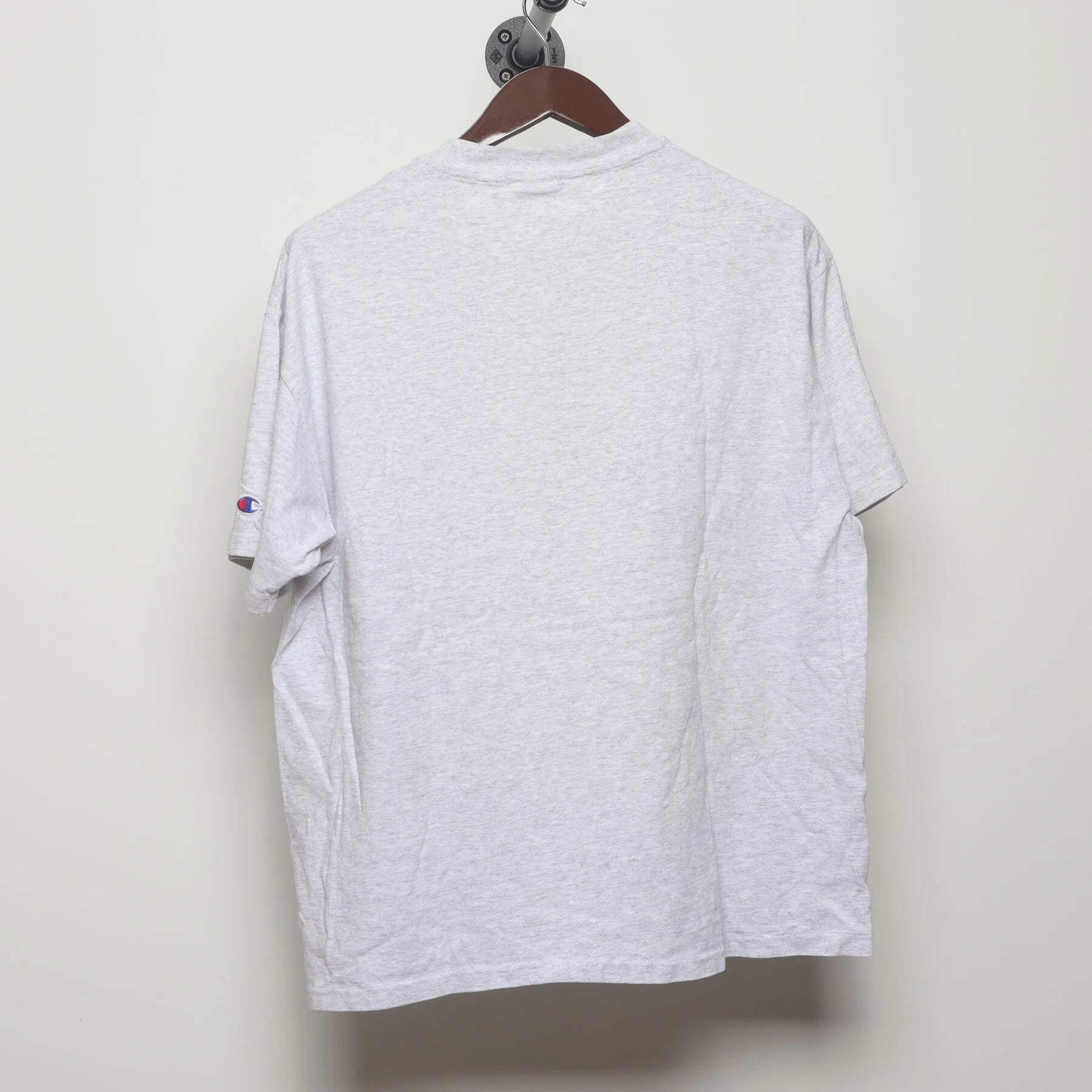 Back view of Vintage 1990s Champion "University of Chicago Crest" T-Shirt - L