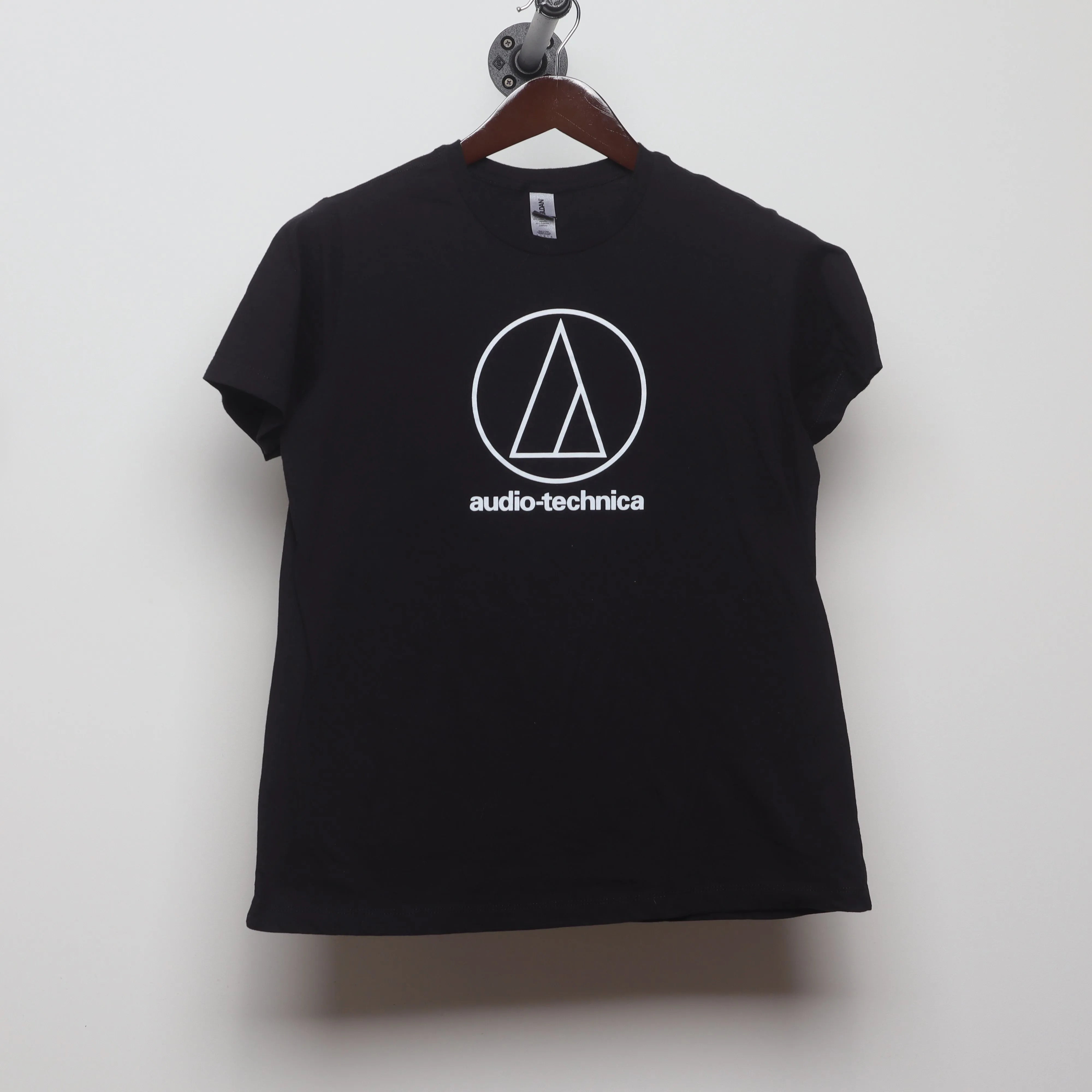 Front view of Vintage Audio-Technica Logo Promo T-Shirt S