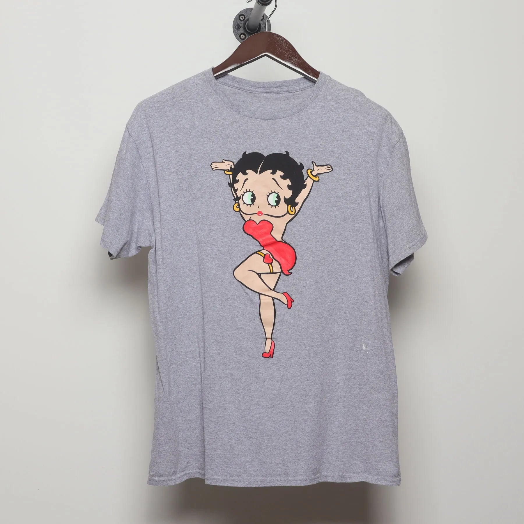 Front view of Vintage Y2K Betty Boop "Classic Pose" T-Shirt - M