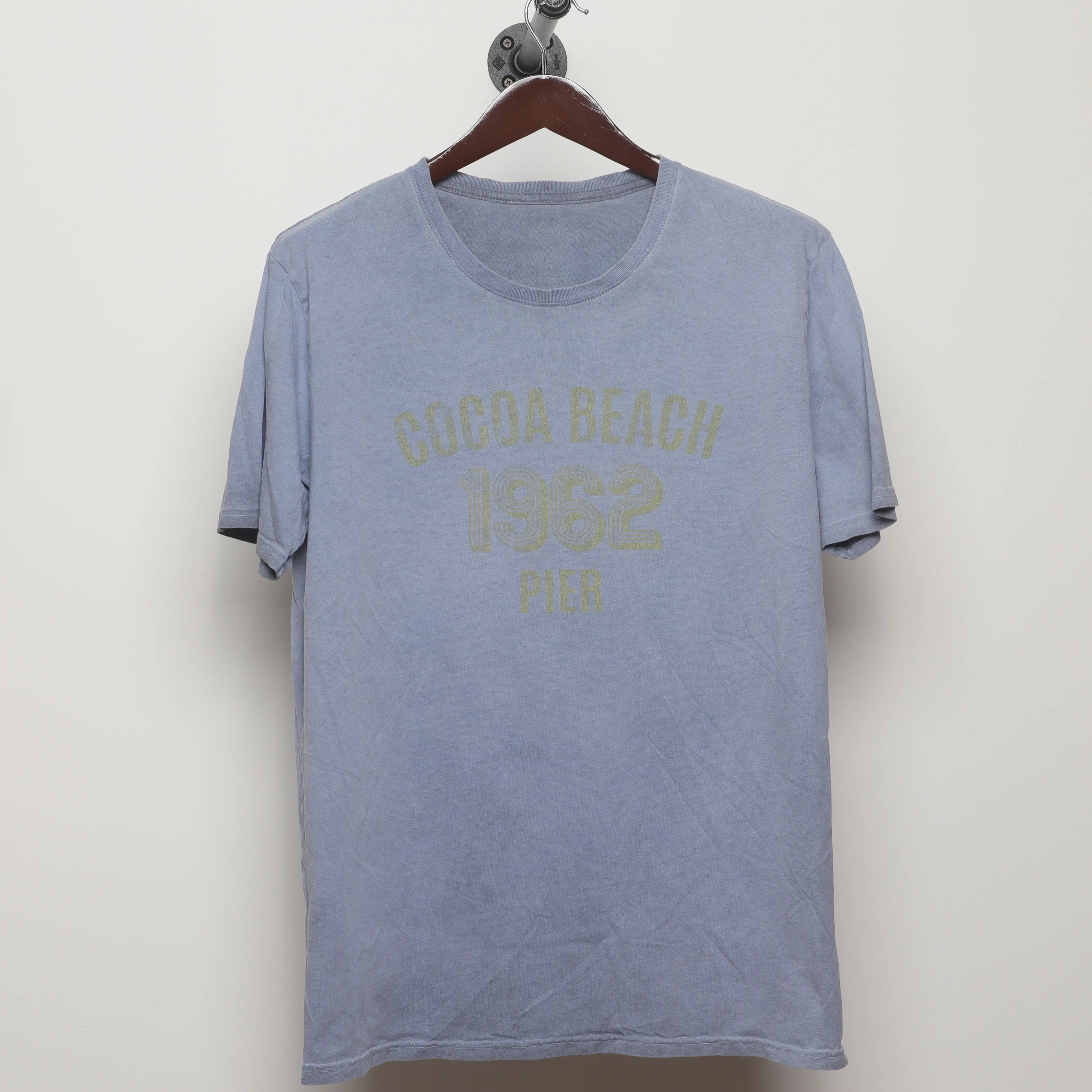 Front view of Vintage Cocoa Beach Pier 1962 Faded T-Shirt M