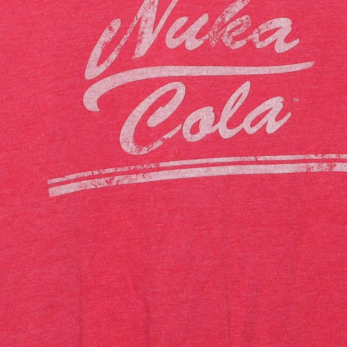 Close-up of the main graphic on the Vintage Modern Bethesda "Nuka Cola" T-Shirt - M
