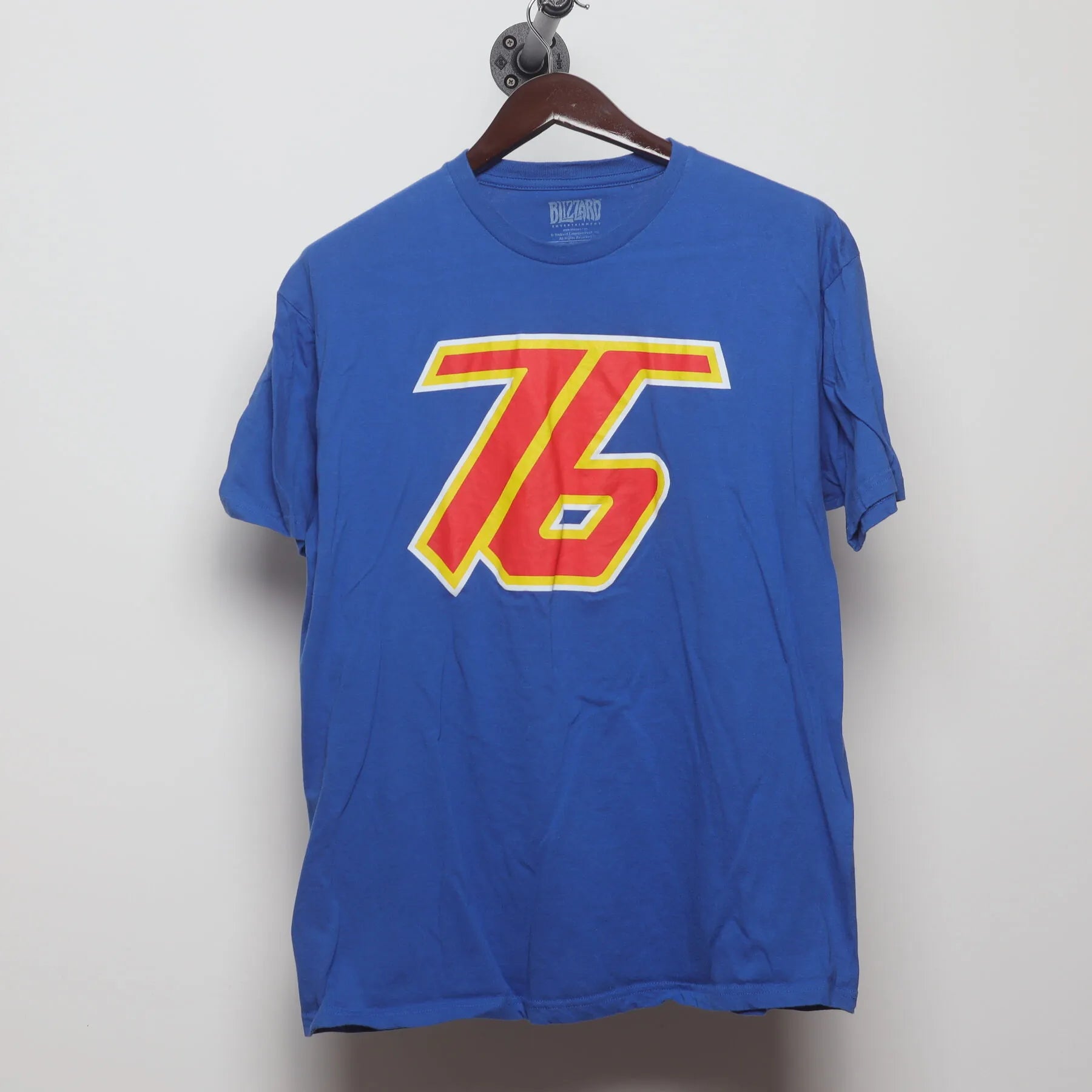 Front view of Vintage Modern Blizzard "Soldier: 76" T-Shirt - L