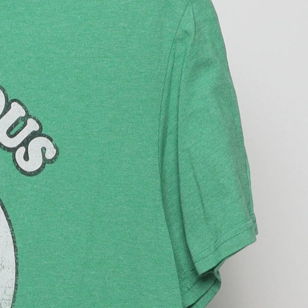 Close-up of the sleeve on the Vintage Modern Disney Pixar "I'm a Nervous Rex" T-Shirt - L