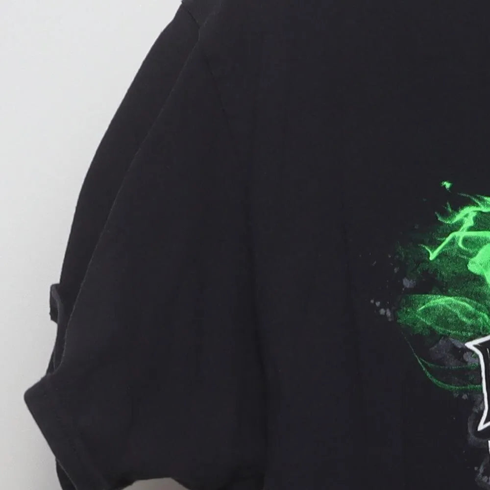 Close-up of the sleeve on the Vintage Modern Donny Schatz "Sprint Car Racing" T-Shirt - M