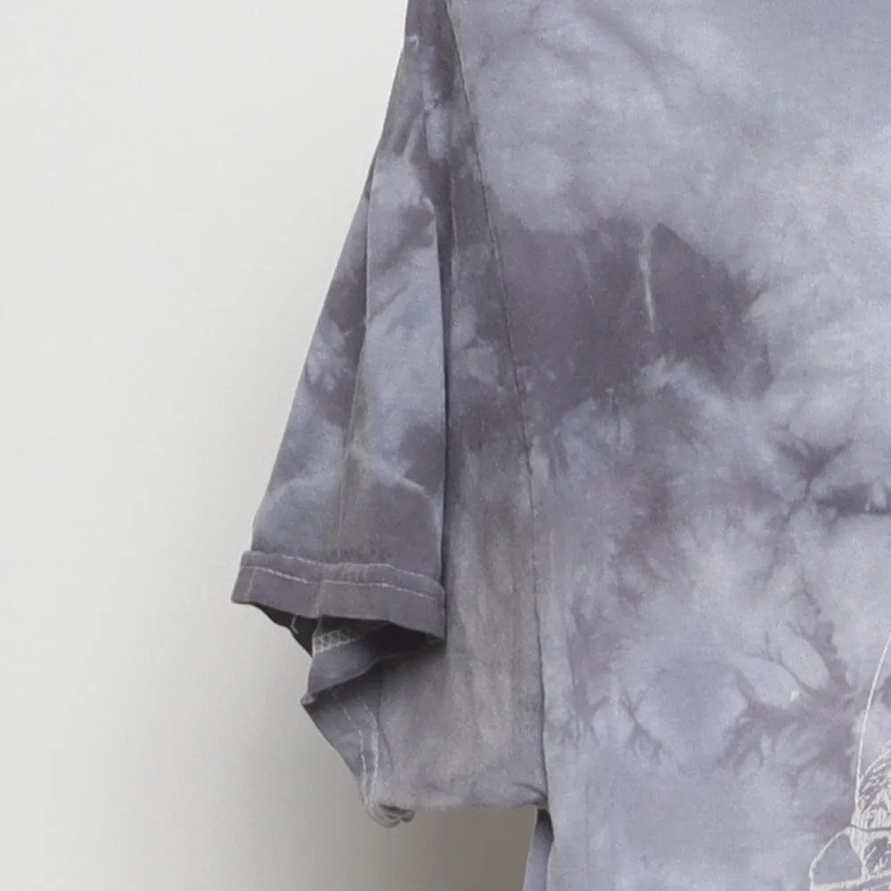 Close-up of the sleeve on the Vintage Modern NASA "Astronaut Tie-Dye" T-Shirt - S