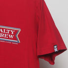 Close-up of the single stitch sleeve on the Vintage Modern Salty Crew "Thrill Seekers & Risk Takers" T-Shirt - S