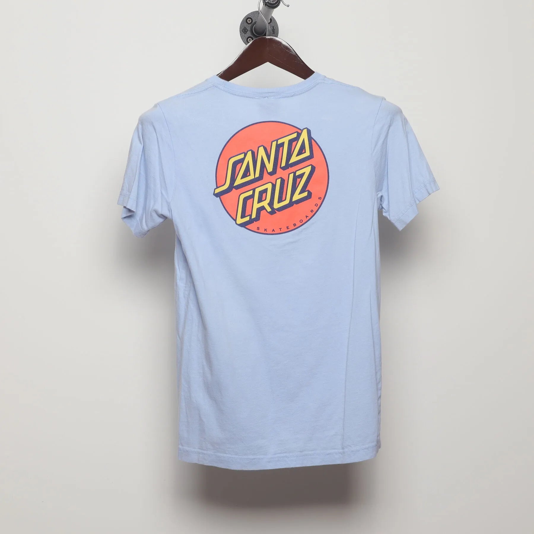 Back view of Vintage Modern Santa Cruz Skateboards "Classic Dot Logo" T-Shirt - XS