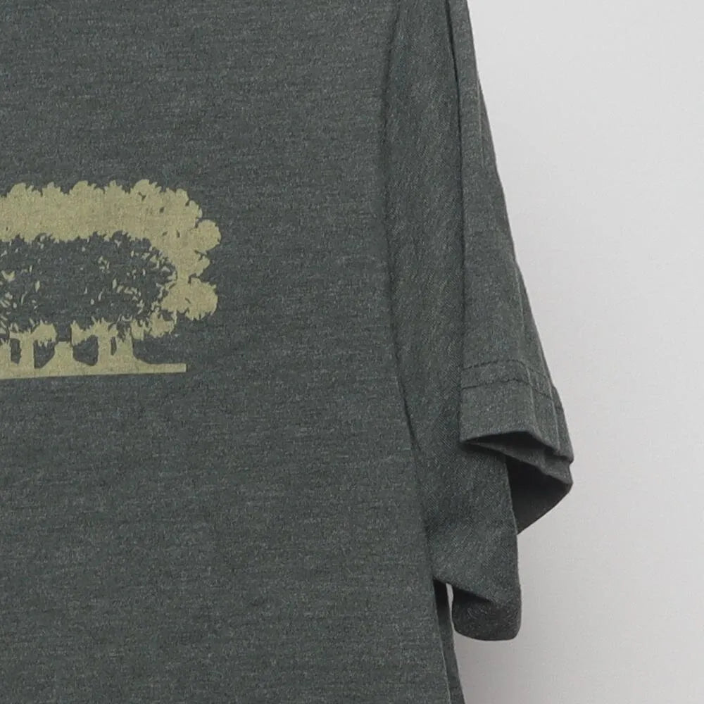 Close-up of the sleeve on the Vintage Modern The Parks "Ohio" T-Shirt - M