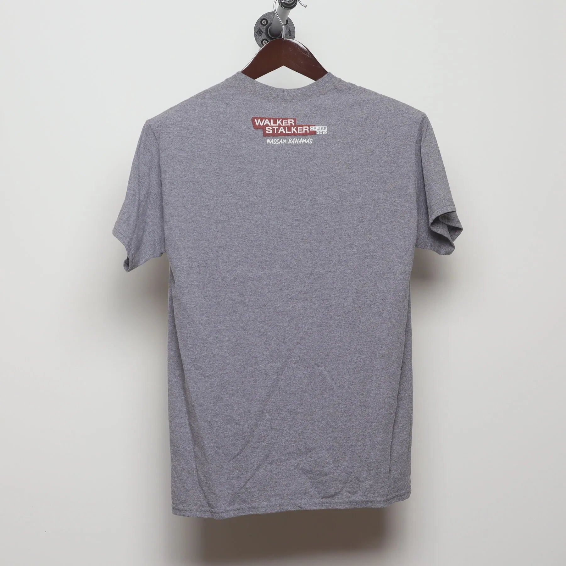 Back view of Vintage Modern Walker Stalker Cruise "Zombie Beret" T-Shirt - M