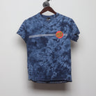 Front view of Vintage Y2K Santa Cruz Skateboards "Classic Dot Logo Tie-Dye" T-Shirt - S
