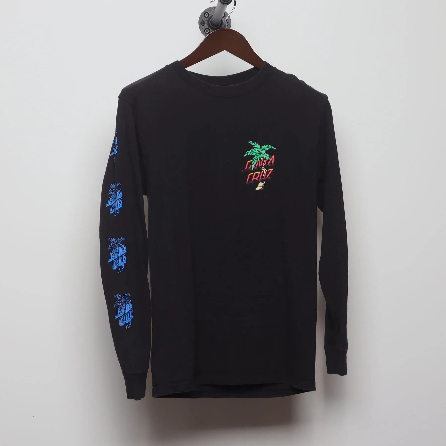 Front view of Vintage Y2K Santa Cruz "Volcano" Long Sleeve T-Shirt - S