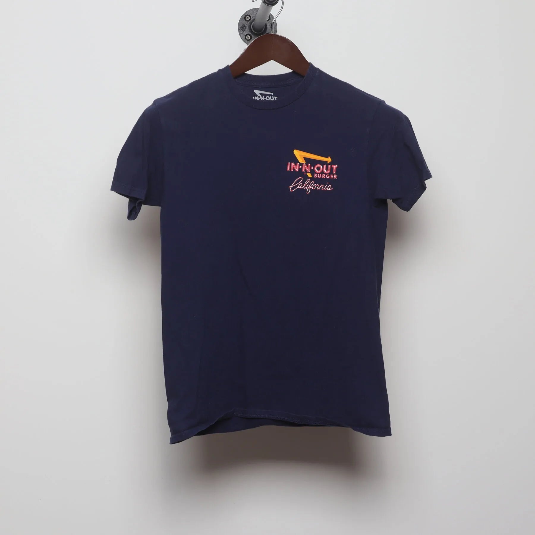 Front view of Vintage Y2K In-N-Out Burger "California Cruisin'" T-Shirt - XS