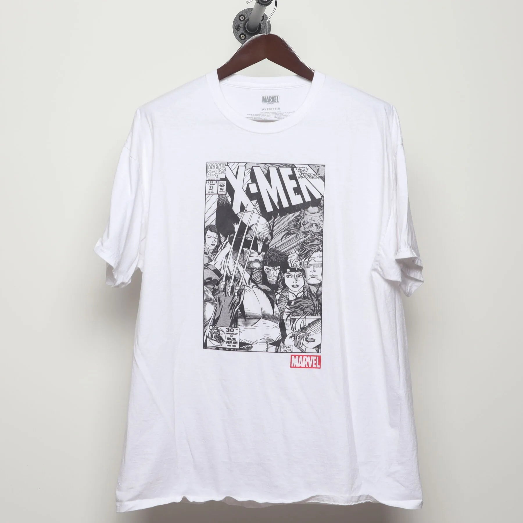 Front view of Vintage 1980s Marvel Comics "X-Men #133 Comic Cover" T-Shirt - L