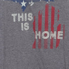 Close-up of the main graphic on the Vintage Y2K Michigan "This Is Home" T-Shirt - L