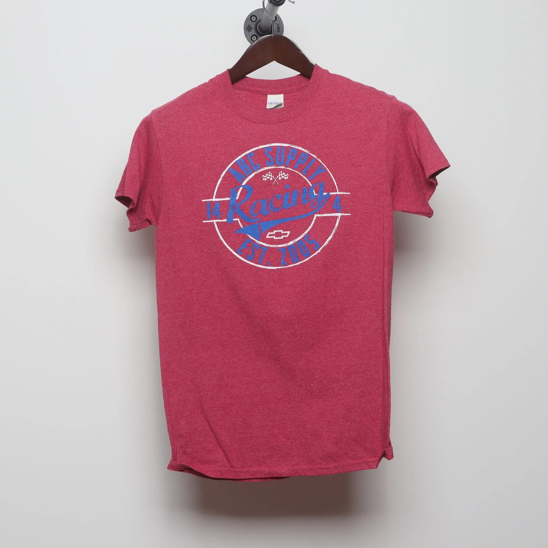 Front view of Vintage Y2K Chevrolet "Big Shupe's Racing" T-Shirt - XS