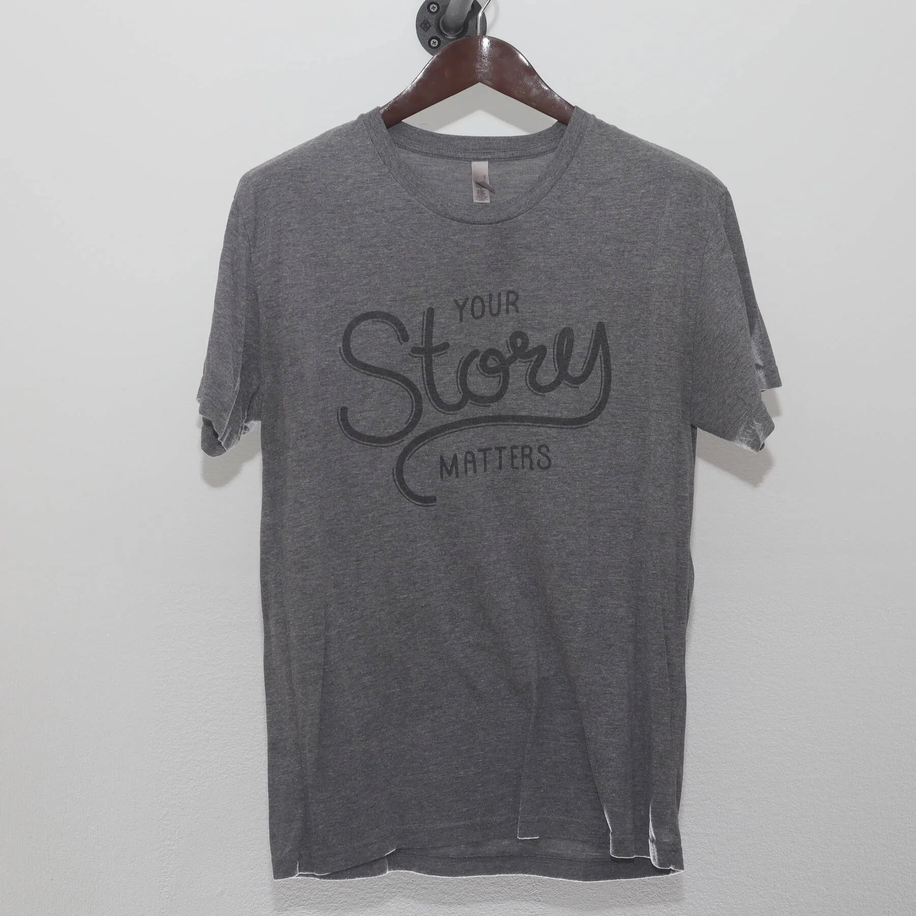 Front view of Vintage Modern "Your Story Matters" T-Shirt - M