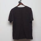 Back view of Vintage Y2K Adidas "Pixelated Bar Logo" T-Shirt - L