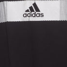 Close-up of the main graphic on the Vintage Y2K Adidas "Pixelated Bar Logo" T-Shirt - L
