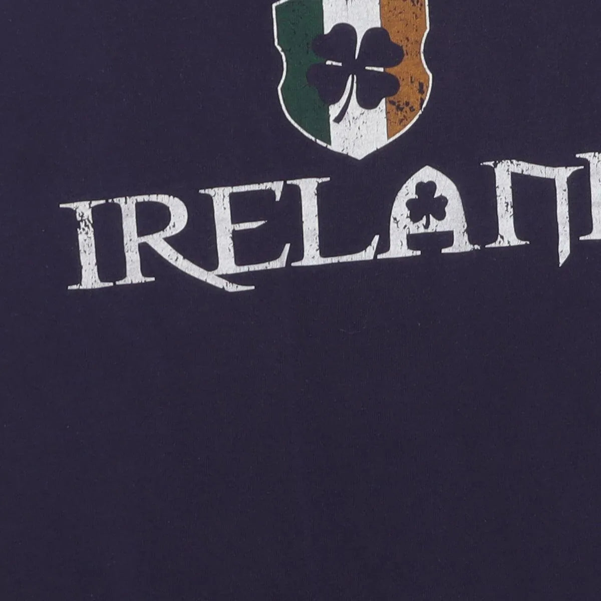 Close-up of the main graphic on the Vintage Y2K Ireland Souvenir "Made In Ireland" T-Shirt - M