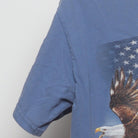 Close-up of the Left sleeve on the Vintage Y2K Freedom "The American Way" T-Shirt - S