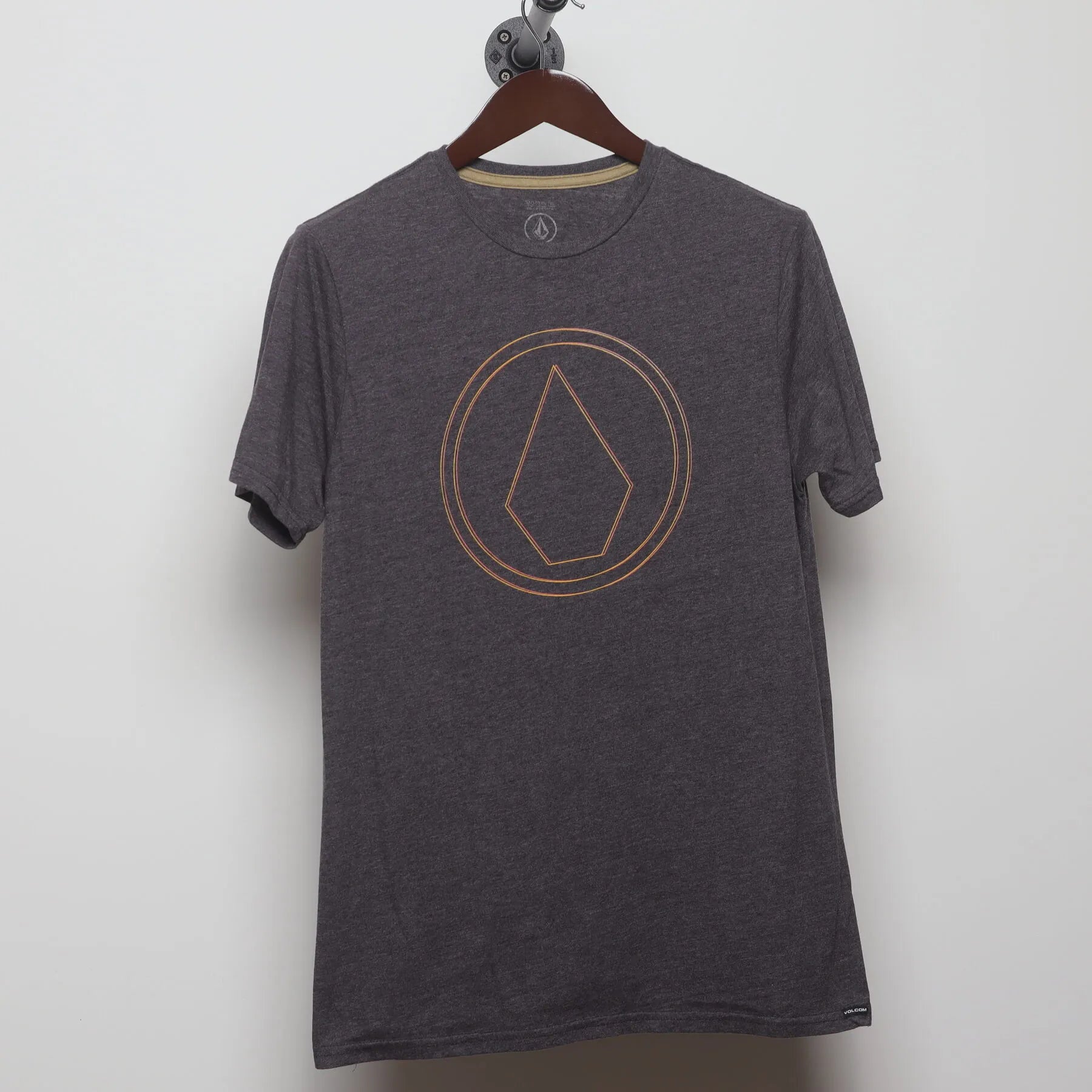 Front view of Vintage Y2K Volcom "Stone Logo" T-Shirt - S