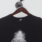 Close-up of the collar and tag on the Vintage Y2K 1800 Coconut Tequila "Tequila Skull" T-Shirt - S