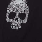 Close-up of the main graphic on the Vintage Y2K 1800 Coconut Tequila "Tequila Skull" T-Shirt - S