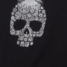 Close-up of the main graphic on the Vintage Y2K 1800 Coconut Tequila "Tequila Skull" T-Shirt - S
