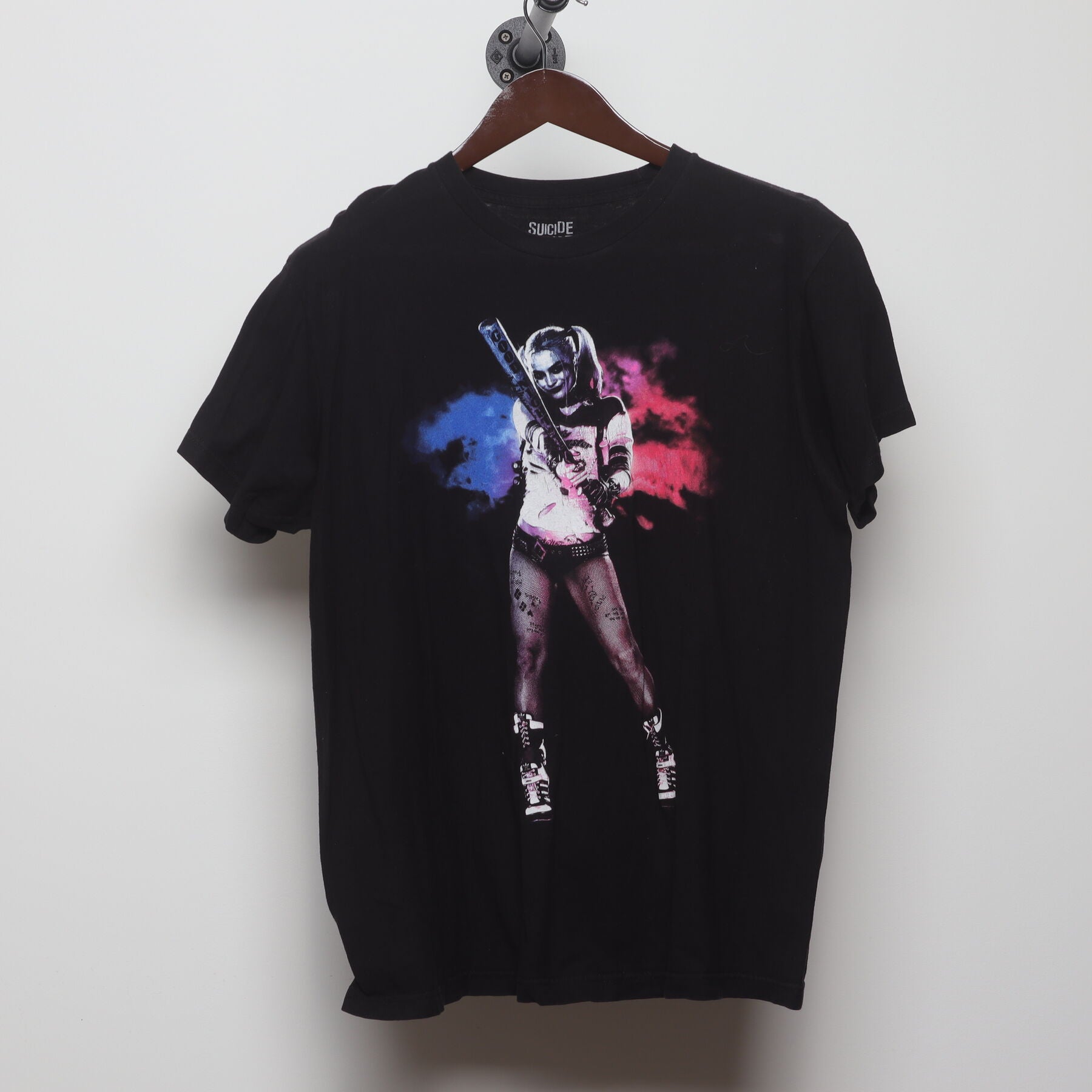 Front view of Vintage 2010s DC Comics "Harley Quinn Suicide Squad" T-Shirt - L