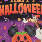 Close-up of the main graphic on the Vintage 2020s Disney "Happy Halloween 2021" T-Shirt - L