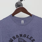 Close-up of the collar and tag on the Vintage 2020s Jeep "Wrangler Rally 2023" T-Shirt - L