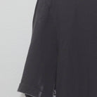 Left sleeve detail of Vintage Yiddish Book Center Goat Graphic T-Shirt Charcoal Gray