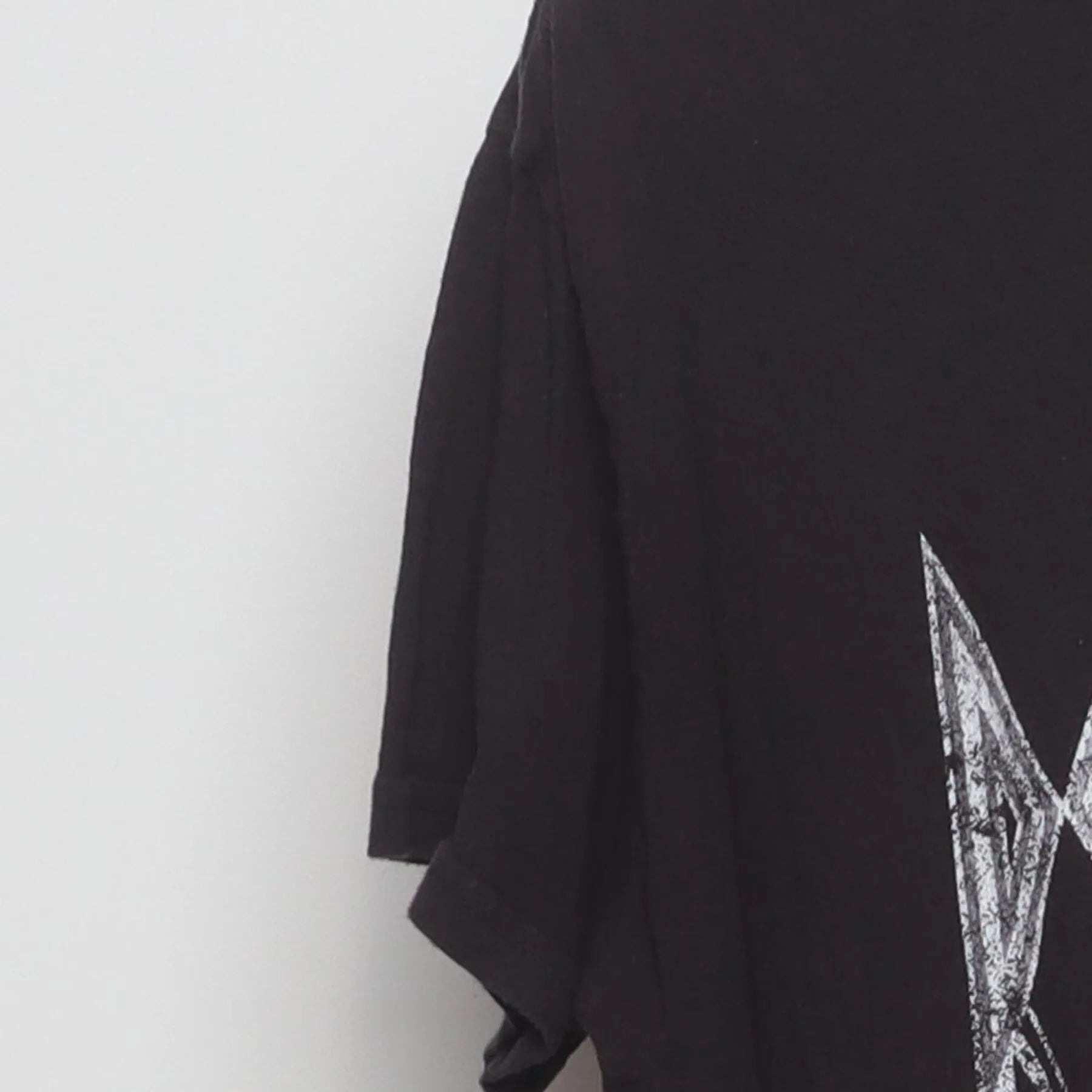 Left sleeve detail of Vintage Def Leppard Leopard Graphic Rock Band T-Shirt