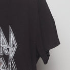 Right sleeve detail of Vintage Def Leppard Leopard Graphic Rock Band T-Shirt