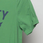 Right sleeve detail of Equality Tiger Graphic T-Shirt Green Social Justice Statement Tee