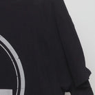 Right sleeve detail of Vintage "Stay Grounded" Electrical Symbol Graphic T-Shirt